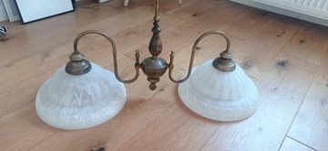 Lampa sufitowa  - Retro, Vintage, Stylowa  mosiądz