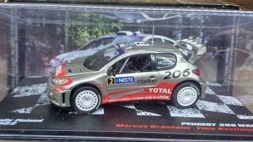 PEUGEOT 206 WRC Gronholm Finlandia 2002 1/43