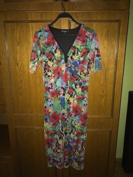 Sukienka kolorowa z krótkim rękawem Top Secret, 38