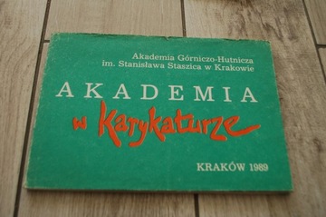 Akademia w Karykaturze AGH Kraków 1989