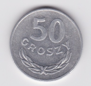 50 groszy z 1978, aluminium