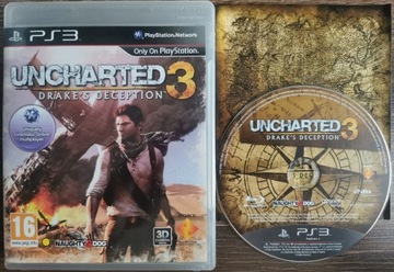 Uncharted 3 Drake's Deception na PS3. Komplet. 