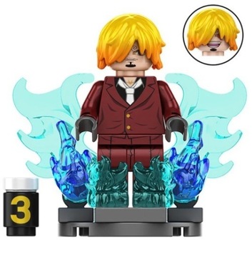 One Piece Sanji minifigurka do klocków