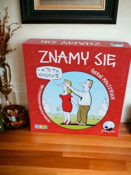 Znamy Się - towarzyska gra planszowa z rysunkami Andrzeja Mleczki