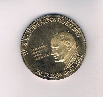 medal J.PII Wielki jubieleusz roku 2000 1991r