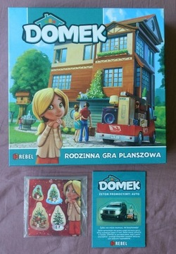 Domek + promki Auto i Choinka + koszulki