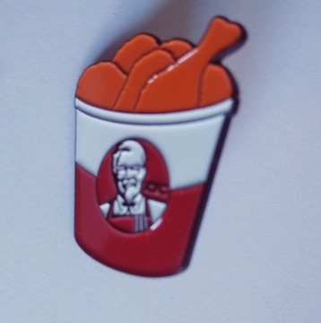 KFC przypinka i gadżety 2 torby zakupowe