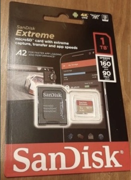 Karta pamięci SDXC SANDISK EXTREME 1TB 160/90MB