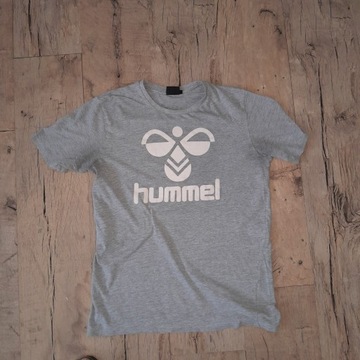 Szary  t-shirt Hummel S M