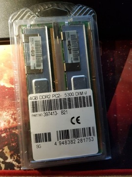 Pamięć RAM HP DDR2 4096MB 667MHz (397413-B21)