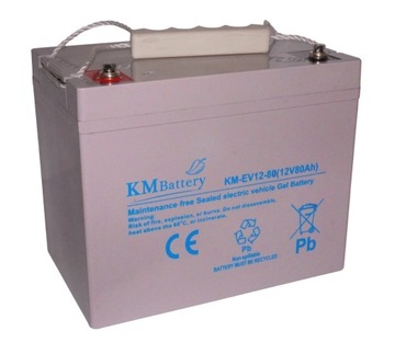 Akumulator żelowy KM Battery EV 80 Ah 12V