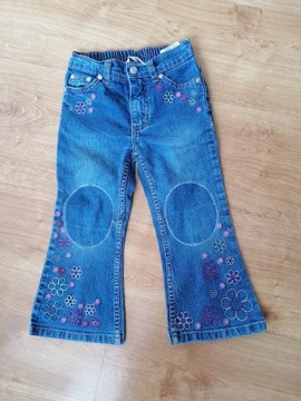 Spodnie jeansy dziewczęce H&m r. 92-98 (2-3 lata)