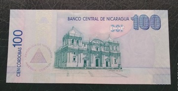 Nikaragua 100 cordobas 2007 UNC 