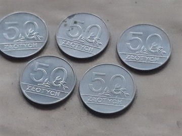 50 złotych  5 szt PRL1990 r. P32