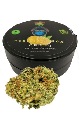 Susz konopny CBD Gorilla Lemon 2g puszka