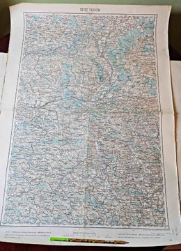 Stara mapa Tarnów 1914 rok