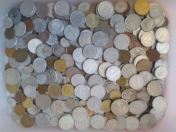 Zestaw roznych monet