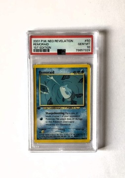 PSA10 Pokemon Remoraid Neo Revelation 50/64 1st ed