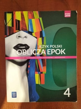 OBLICZA EPOK 4 PODRĘCZNIK JĘZYK POLSKI