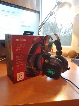 Słuchawki gamingowe Mad Dog GH705 RGB 7.1