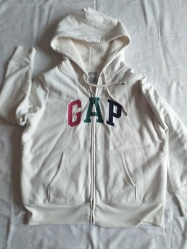 Gap bluza z kapturem rozmiar M kremowa