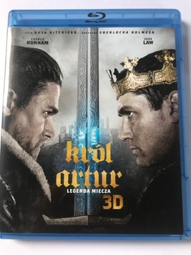 Film Król Artur: Legenda miecza blu-ray 3D i 2D