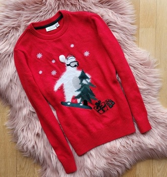 Sweter świąteczny dziecięcy choinka święta dziecko