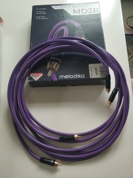 Melodika MD2R30 Kabel 2xRCA 2x RCA Purple Rain 3m