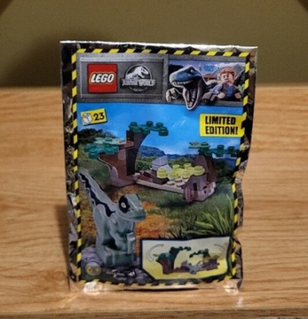 Lego Jurassic World 122217 Raptor w ukryciu klocki