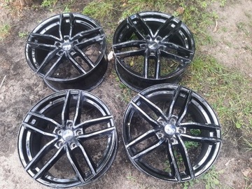 Šliczne alufelgi 18" 5x112 8j et48 srodek 70.1/57.1 mm vw audi itp