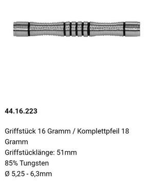 Barrel DART MP   16gr / 18gr Lotki 