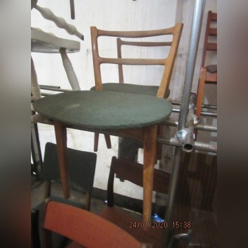 Krzesła Tekowe Prl 2szt drewniane Unikat Modern 