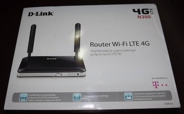 Router modem wifi na karte SIM 4G LTE DLink DWR921