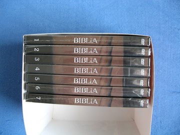 Biblia - komplet 7 płyt DVD, polski lektor/Nowe
