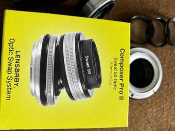 Obiektyw Lens Baby Composer Pro 2  Canon  plus pierścień do Sony A