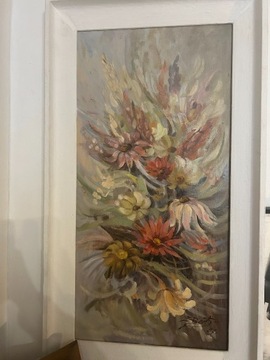 Obraz Engelbert Bytomski olejny kwiaty