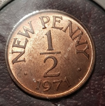 1/2 new penny z 1971 roku .Super stan!!!!