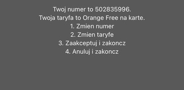 Złoty numer orange  502835996