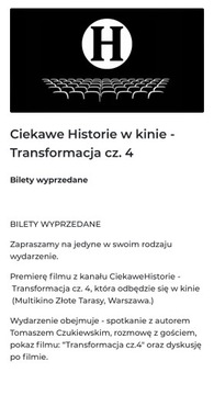 Bilet Ciekawe Historie vol.4 w Warszawie 25.04