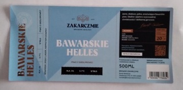 Bawarskie helles browar Zakarczmie Giedlarowa