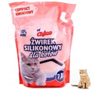 Żwirek silikonowy dla kota Chico Compact  7,6 l