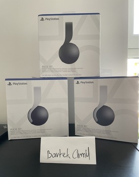 Słuchawki Sony 3D Pulse czarne i białe / nowe