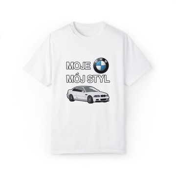 MOJE BMW MÓJ STYL - T-Shirt Biały - Rozmiar S