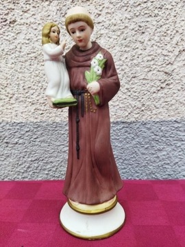 Figurka biskwitowa święty Antoni 20cm