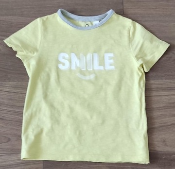 _Okaidi_ koszulka t-shirt Smile 110 cm