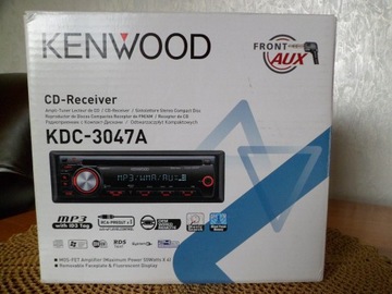 JAK NOWY KENWOOD KDC-3047A  CD,MP3,AUX 4x50W