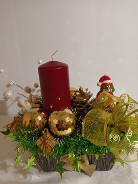 Stroik dekoracja Boże Narodzenie 