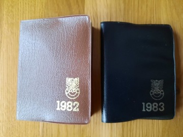 Kalendarzyki Żołnierz Polski 1982 , 1983