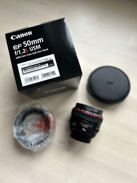 Canon EF 50 f/1,2 L USM - na gwarancji
