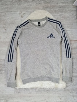 Bluza Adidas Szara Rozmiar XL Szara Logo Crewneck 